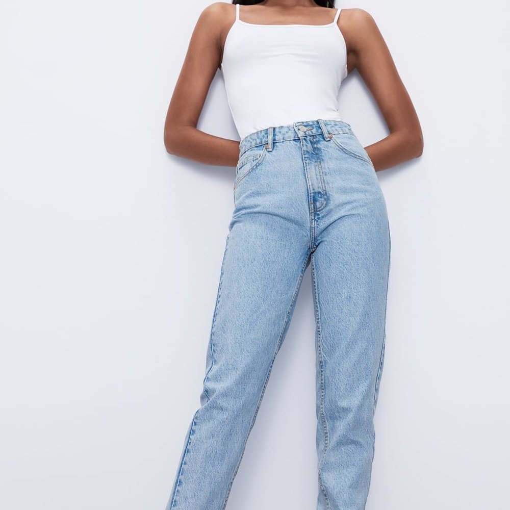 Zara mom jeans